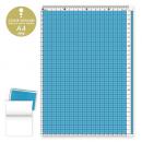 カラー方眼下敷A4判 ブルー (品番:CPK-A4-B)