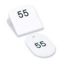 親子番号札 角型 51〜100(1組)ホワイト (品番:CT-3-51-W)