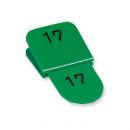 親子番号札 角型 1〜50(1組)グリーン (品番:CT-3-1-G)