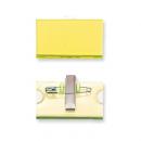 U型名札 2mm厚 イエロー (品番:U-6-Y)