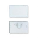 パーティー用名札 名刺型 プラ両用クリップ付 (品番:P-4・P)