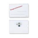 パーティー用名札 大型 両用クリップ付 (品番:P-6)