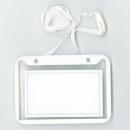 ソフトカラータッグ名札 ひも付 ホワイト (品番:C-218-W)