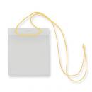 吊下げタッグ名札 紐付・大型 イエロー (品番:C-235-10-Y)