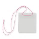 吊下げタッグ名札 紐付・大型 ピンク (品番:C-235-10-P)