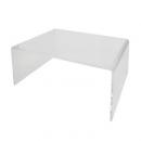 アクリル製コの字型ディスプレイ2個入 縦115×横240×奥行210×厚5.0(mm) 