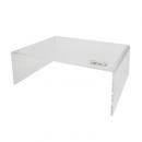 アクリル製コの字型ディスプレイ2個入 縦65×横195×奥行145×厚3.0(mm)