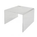 アクリル製コの字型ディスプレイ2個入 縦90×横125×奥行120×厚3.0(mm)