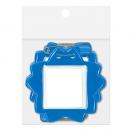 桜型名札 10枚パック ブルー (品番:C-7-10-B)