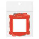 チューリップ型名札 10枚パック レッド (品番:C-71-10-R)