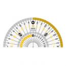 カラー分度器イエロー (品番:CPK-90-Y)