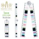 テキスタイルおりたたみじょうぎ デザイン04 (品番:TR-30-04)