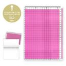 カラー方眼下敷B5判 ピンク (品番:CPK-B5-P)