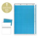 カラー方眼下敷B5判 ブルー (品番:CPK-B5-B)