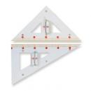 メタクリル教師用三角定規 (品番:GN-120)