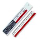 メタクリルチェック直線定規レッド (品番:CH-15-R)