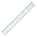 メタクリル両切直線定規30cm (品番:A-2035)