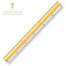 カラー直線定規30cmイエロー (品番:CPK-30-Y)