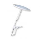 防犯ガレージミラー鏡面300Rクリップ付 アイボリー (品番:SM-300RC-IV)