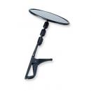 防犯ガレージミラー鏡面300Rクリップ付 ブラック (品番:SM-300RC-BL)