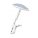 防犯ガレージミラー鏡面120Rクリップ付 アイボリー (品番:SM-120RC-IV)