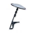 防犯ガレージミラー鏡面120Rクリップ付 ブラック (品番:SM-120RC-BL)