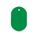 プラスチック番号札(大)無地番号なし グリーン 50枚入 (品番:NO.16C-G)