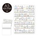 テキスタイルしたじきA5 デザイン13 (品番:TS-A5-13)