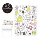 テキスタイルしたじきA5 デザイン11 (品番:TS-A5-11)